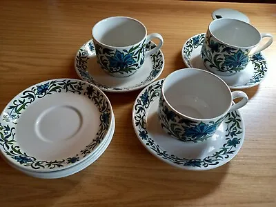 Buy 10pcs Mixed Lot Vintage Midwinter, SPANISH GARDEN Cups And Saucers, JESSIE TAIT • 20£