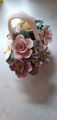 Buy Crown Staffordshire Bone China Decorative Flower Piece Vintage  • 14£