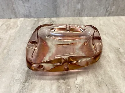 Buy Pink Depression Glass Ashtray. 6 X 5  Shows Ware On Bottom  No Chips Or Cracks • 18.91£