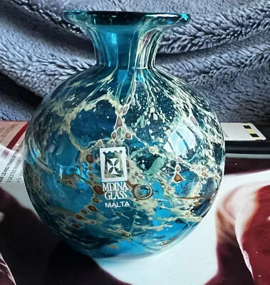 Buy MDINA Glass Malta, Bud Vase 3&1/4” Tall • 25£