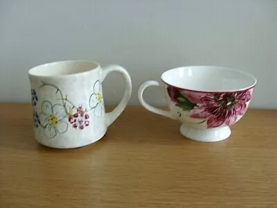 Buy Laura Ashley Limited Edition 40th Anniversary Mug And Floral Heritage Cup • 16.99£
