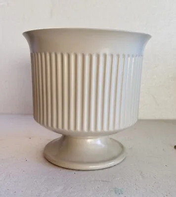 Buy Vintage Hornsea Ribbed Cream  Urn Planter. • 14.99£