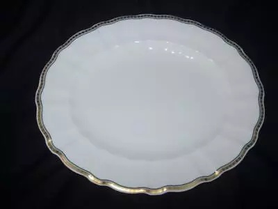 Buy Royal Crown Derby Carlton Green A1302 Pattern Oval Serving Platter 14¾ Ins - NEW • 50£