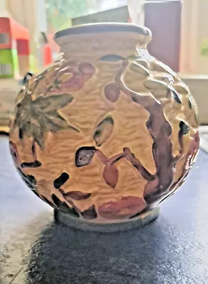 Buy H J WOOD Indian Tree Hand Painted Vase Staffordshire England-Vintage • 19.99£