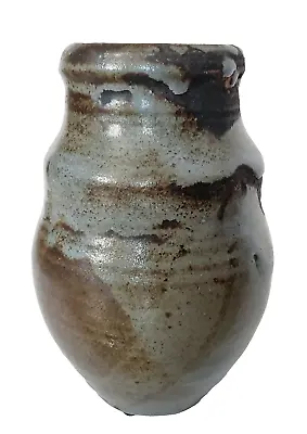 Buy Vintage Mcm Art Studio Pottery Hand Crafted Driped Glaze Vase Jar • 115.29£