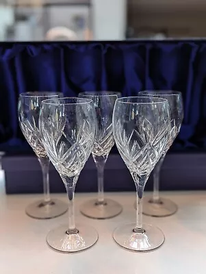 Buy FIVE (5) Royal Doulton Crystal Wine Glasses • 0.99£