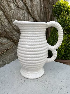 Buy Govancroft Pottery Large Rope Design Jug/Vase Scottish 1950's Stoneware 25.5 Cm. • 12.99£