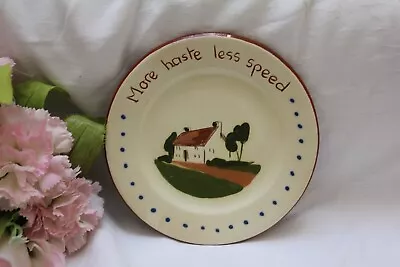 Buy Dartmouth Pottery Motto Ware Tea Plate More Haste Less Spee D17cm 8920d • 4.99£