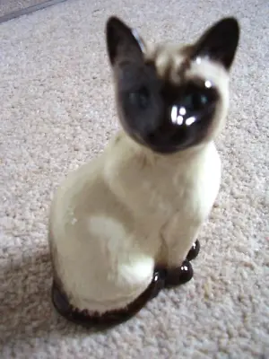 Buy Beswick England Porcelain Glaze CAT Figurine-ornament,Siamese Sitting • 25£