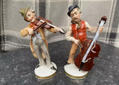 Buy 2 Small China Figurines Capodimonte?, Cello And Violin Player. • 8£