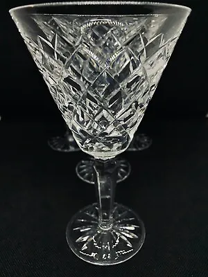 Buy Waterford Crystal Tyrone Water/Wine Goblet Glasses 7  Tall Set Of 4 • 100.41£