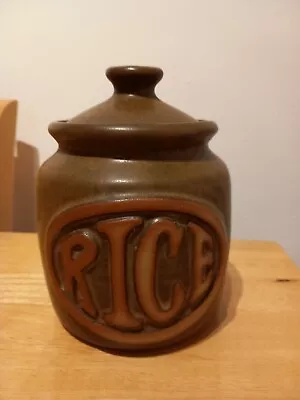 Buy Vintage Stoneware Rice Storage Jar Cornish Studio Tremar Pottery Collectable • 15£