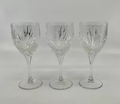 Buy Set Of 3 Quality Lead Crystal Wine Glasses Sh59 • 12.99£