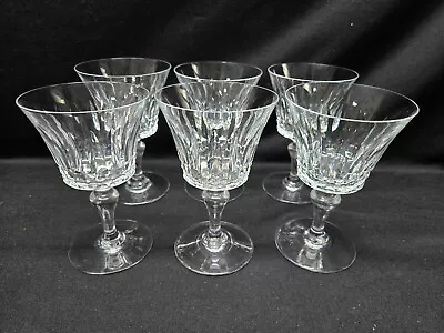 Buy Baccarat Picadilly 6 3/8 Inch Tall Water Goblet Glasses, Set Of 6 • 342.06£