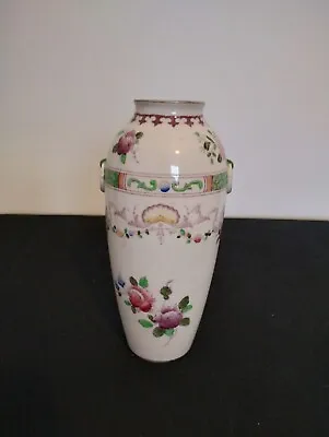 Buy Vintage Cauldon England Pink Rose Vase • 7£