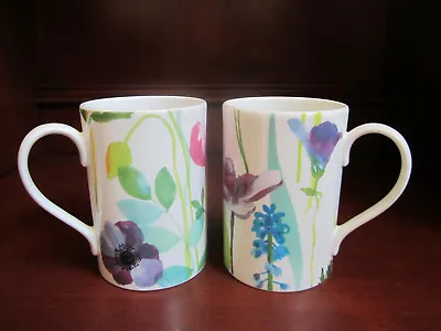 Buy Portmeirion Water Garden Set Of 2 Mugs Floral • 12.25£
