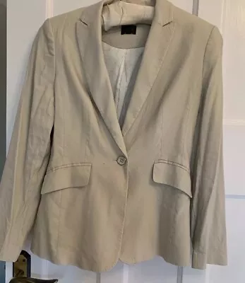 Buy Marks & Spencer Linen Jacket, Hardly  Worn. See Details • 15£
