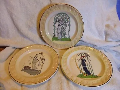 Buy Royal Worcester 3x Palissy Embossed Plates, Jane, Penelope & Sarah. • 25£