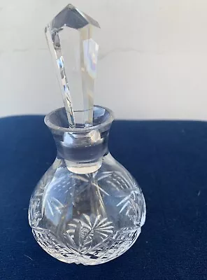 Buy Vintage Scent Perfume Bottle Clear Cut Glass Vanity • 7.99£