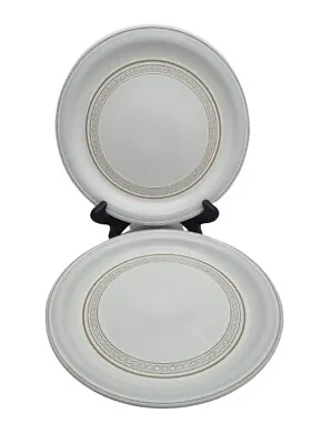 Buy Denby Langley Lorenzo Medici Elegant Salad Plates 9  Offwhite Stoneware (2) • 18.24£