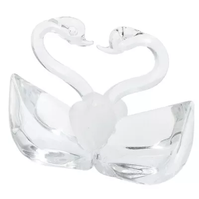 Buy  Kiss Swan Crystal Birthday Wedding Gift Table Decorations Ornament • 8.65£