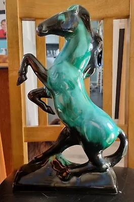 Buy Vintage 1970s Canadian Blue Mountain Pottery Standing Stallion Shire Horse • 14.99£