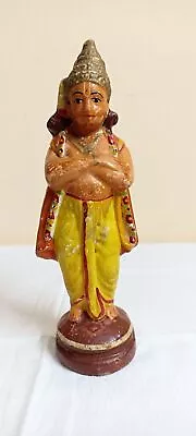 Buy Vintage Hindu Lord Narada Old Pottery Terracotta Mud Clay Figure Idol Statue F59 • 91.13£