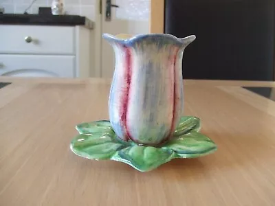 Buy Shorter & Son Art Deco Striped 'Tulip' Vase C1936 Staffordshire Pottery • 35£