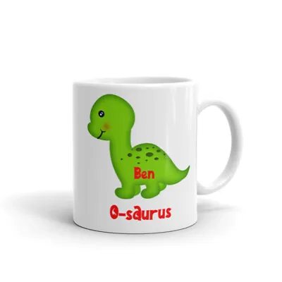 Buy Cute Dinosaur High-quality Plastic Mug For Kids / Add Your Name • 8.97£