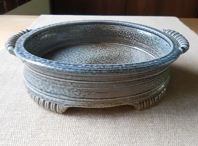 Buy Jane Hamlyn Studio Pottery Salt Glazed Stoneware Footed Dish • 220£