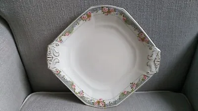 Buy Vintage W.H.Grindley & Co - Sheraton Ivory - Floral Cake Plate In VGC • 9£
