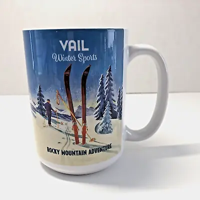 Buy Rocky Mountain Adventure Vail Winter Sports Mug Cup Souvenir • 14.05£