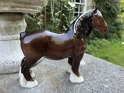 Buy Vintage English Royal Doulton Huge Clydesdale Horse Figurine • 65£