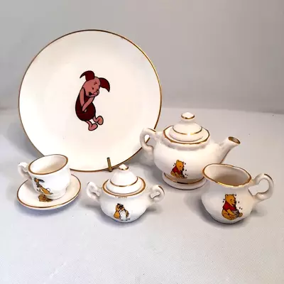 Buy Vintage Winnie The Pooh English Fine Bone China Miniature Tea Set • 6.99£