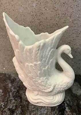 Buy PORTMEIRION Parian Ware Swan Vase, Fully Marked To Base • 12.50£