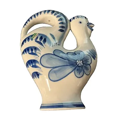 Buy Gzhel Hand Painted Russian Ussr Porcelain 10” Rooster • 71.92£