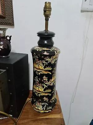 Buy Royal Winton Grimwades Chinoiserie Lamp From 1950s • 50£