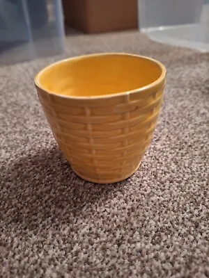 Buy Vintage Carlton Ware Small Basket Cup Vase 8cm Tall • 10£
