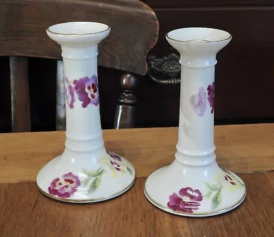 Buy Beautiful Antique French Candle Stick Holder By A. Lanternier. Limoges, France • 25£