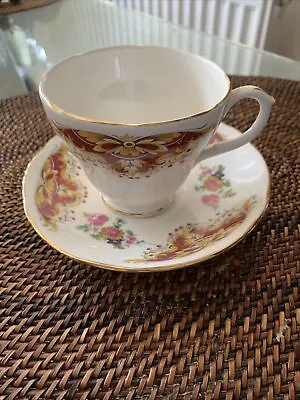 Buy Vintage Duchess Bone China Cup And Saucer Pattern 394 • 7£