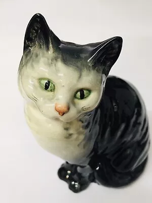 Buy Vintage Beswick Black Seated Cat 1030 Figurine 15.5cm High • 19.99£