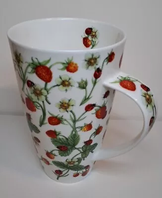 Buy New Dunoon Dovedale Tall Mug Lady Bird & Wild Strawberries Jane Fern China Cup • 16.99£