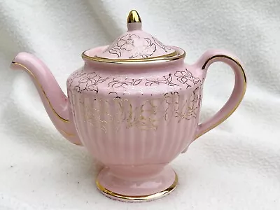 Buy Vintage Ceramic Pottery Pink Teapot Ribbed Arthur Wood • 9.99£