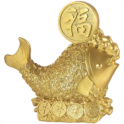 Buy Animal Ornaments Shelf Decorations Fish Artware Resin Statue Office • 27.75£
