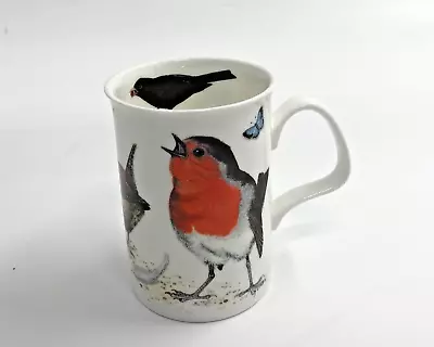 Buy Roy Kirkham Fine Bone China Mug Garden Birds 2004 • 7.99£