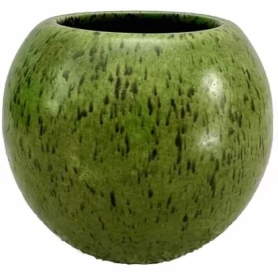 Buy Small Vintage Royal Haeger Green Speckled MidCentury Modern Planter Pottery Vase • 19.20£