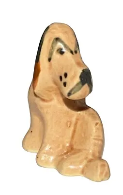 Buy VTG Rio Hondo California Pottery? Sitting Hillbilly Hound Dog Tan Black Figurine • 6.24£