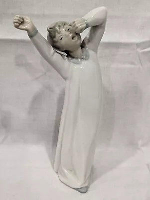 Buy Vintage Lladro Daisa 1977 Figurine Boy Yawning • 20£