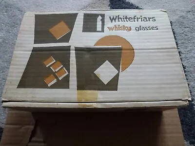 Buy Whitefriars M32 Glacier FLC Whisky Glasses X 6 And Boxed • 40£