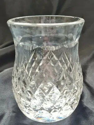 Buy   Vintage Lead Crystal Cut Glass Vase 11cms High  • 15.99£